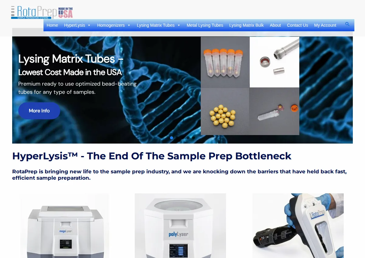 Store homepage