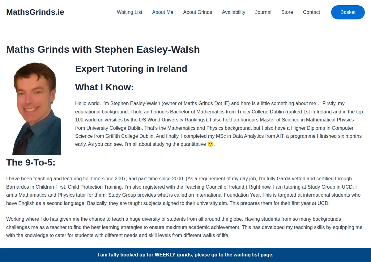 Store homepage
