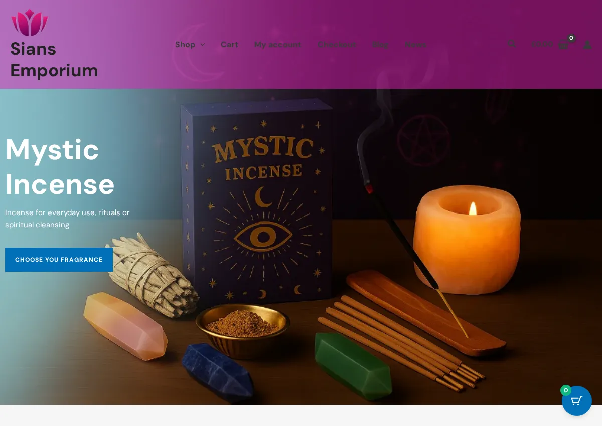 Store homepage