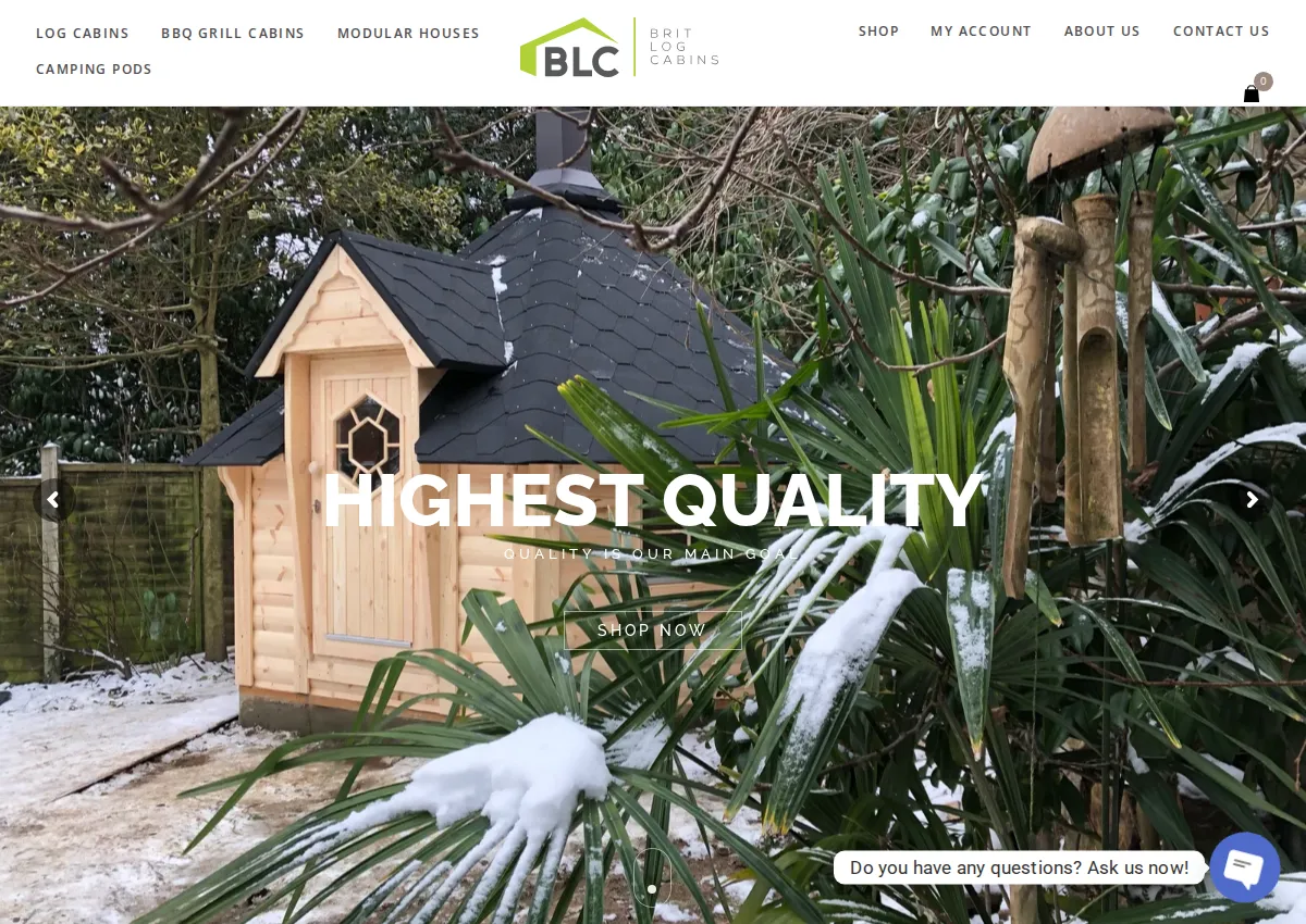 Store homepage
