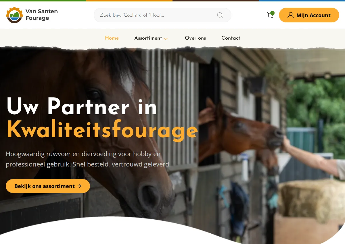 Store homepage