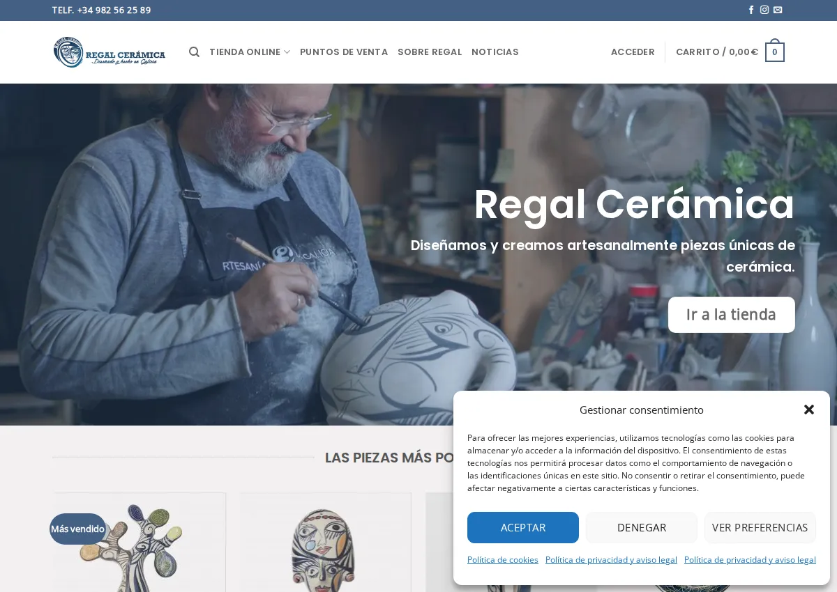 Store homepage