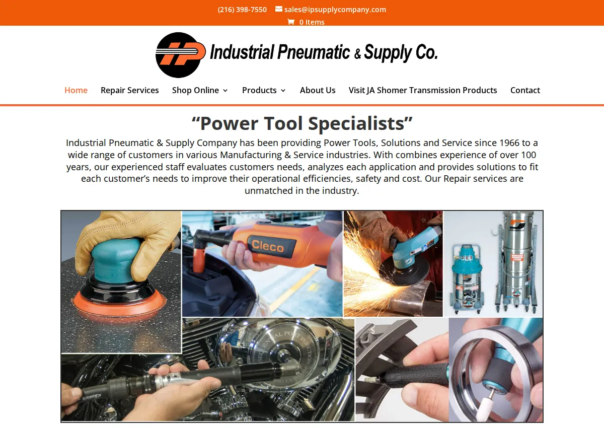 Store homepage