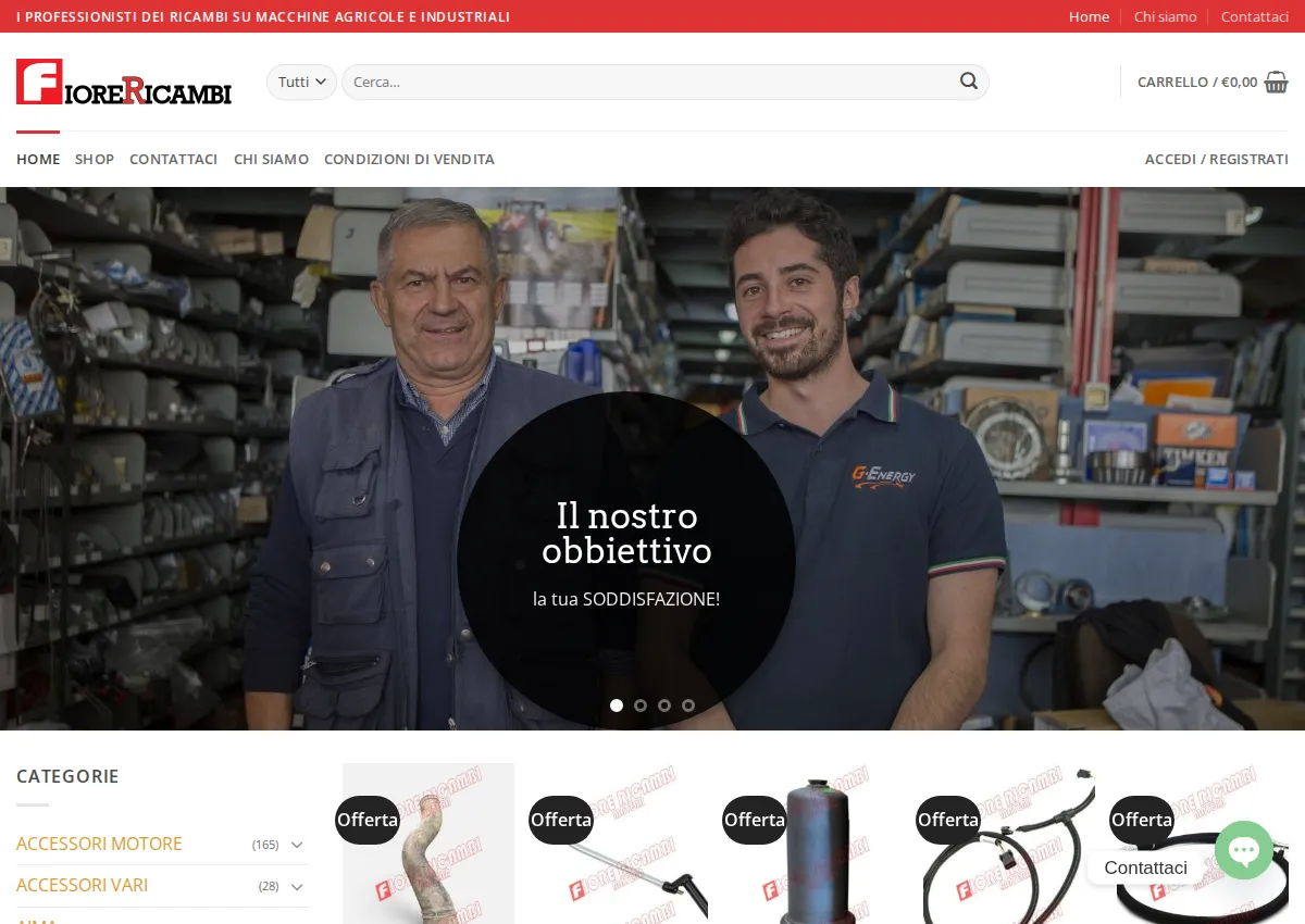 Store homepage