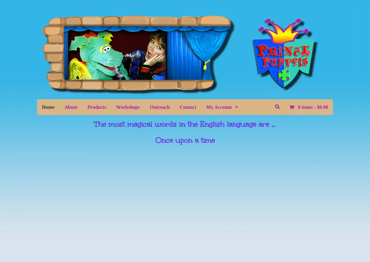 Store homepage