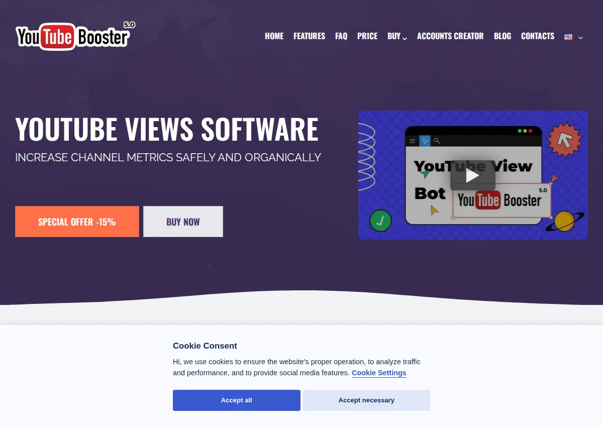 Store homepage