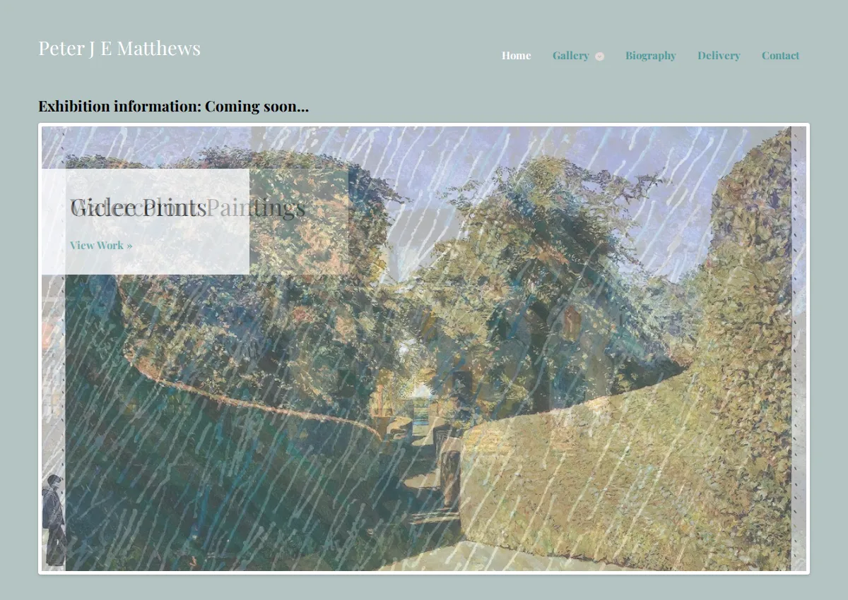 Store homepage
