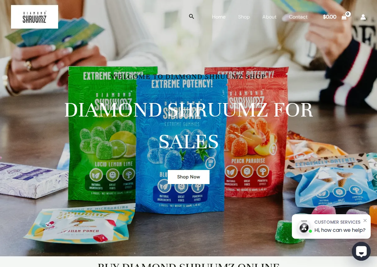 Store homepage