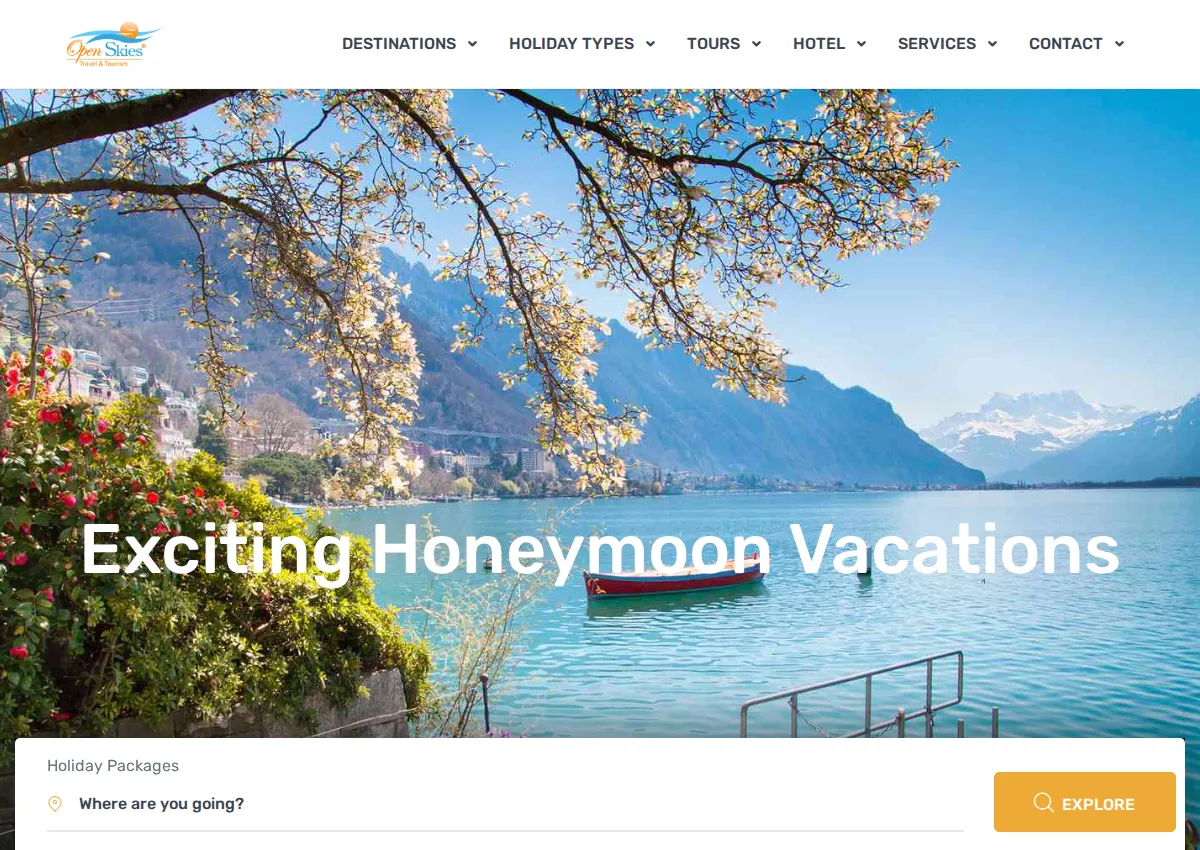 Store homepage
