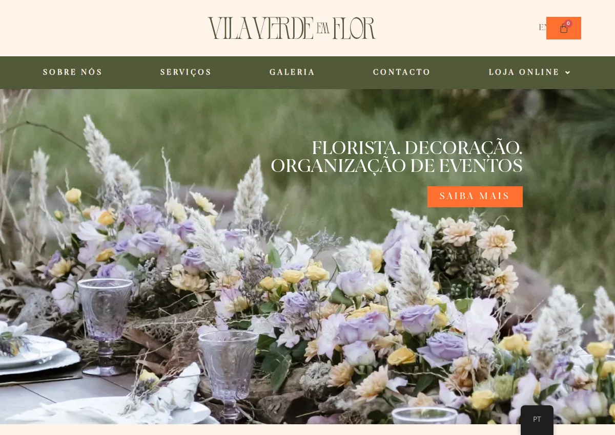 Store homepage