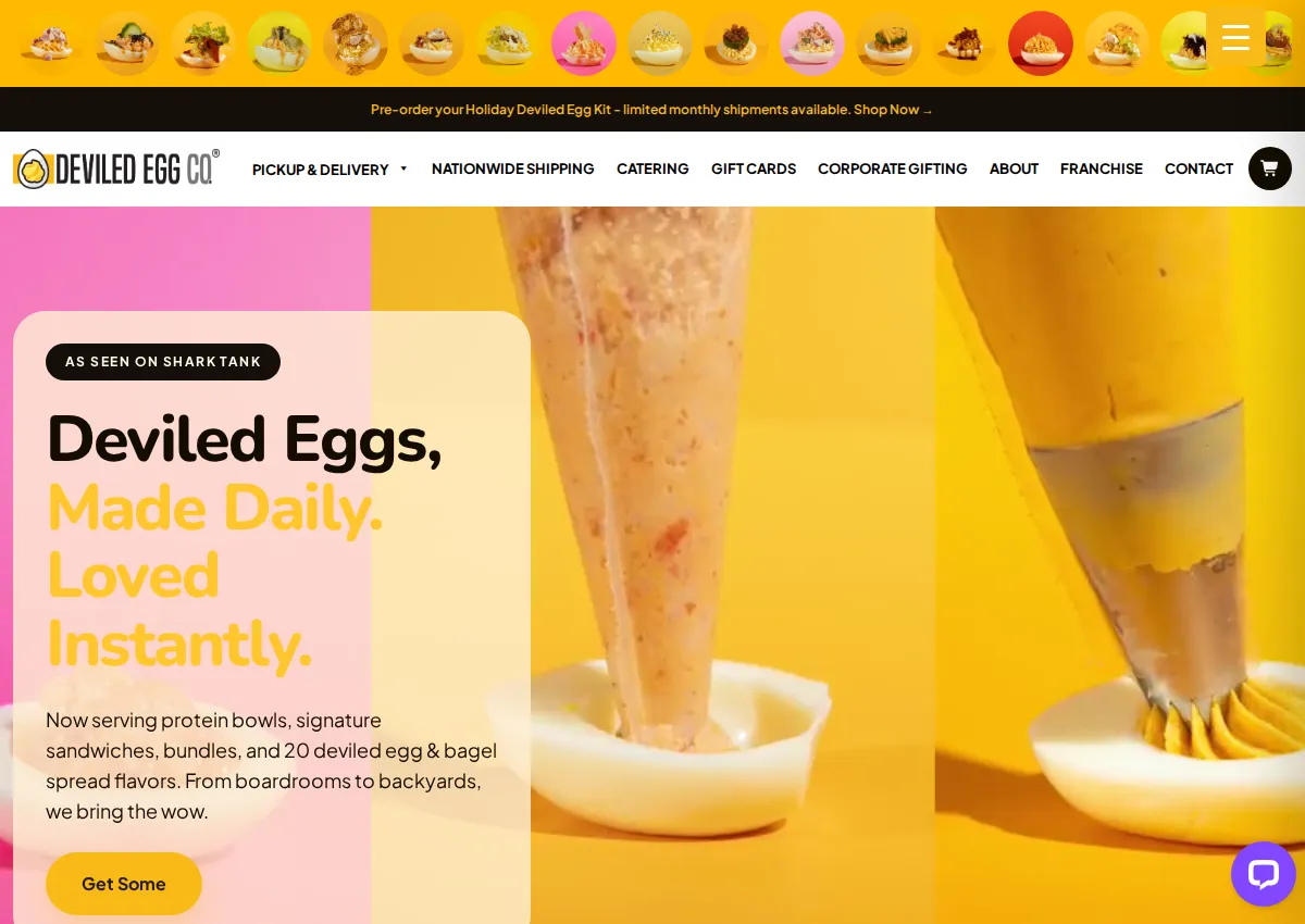 Store homepage