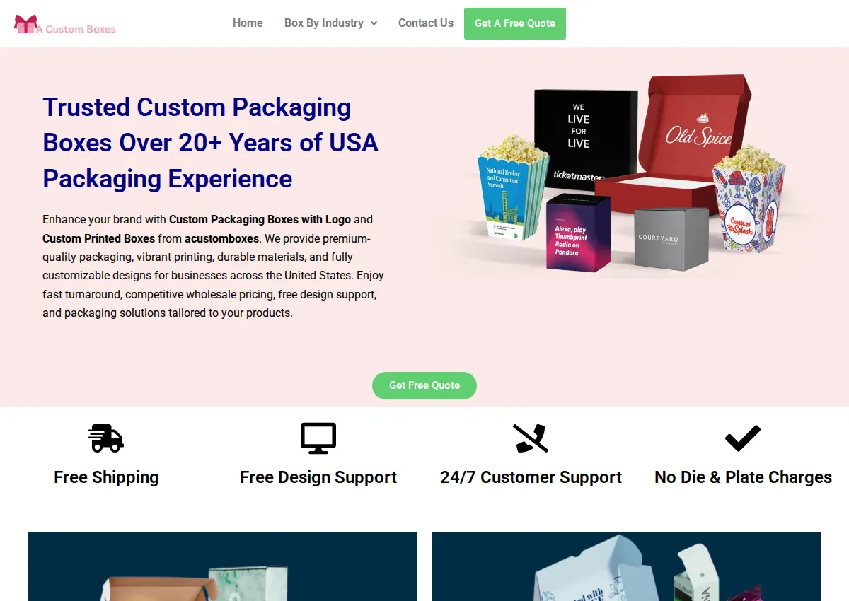 Store homepage