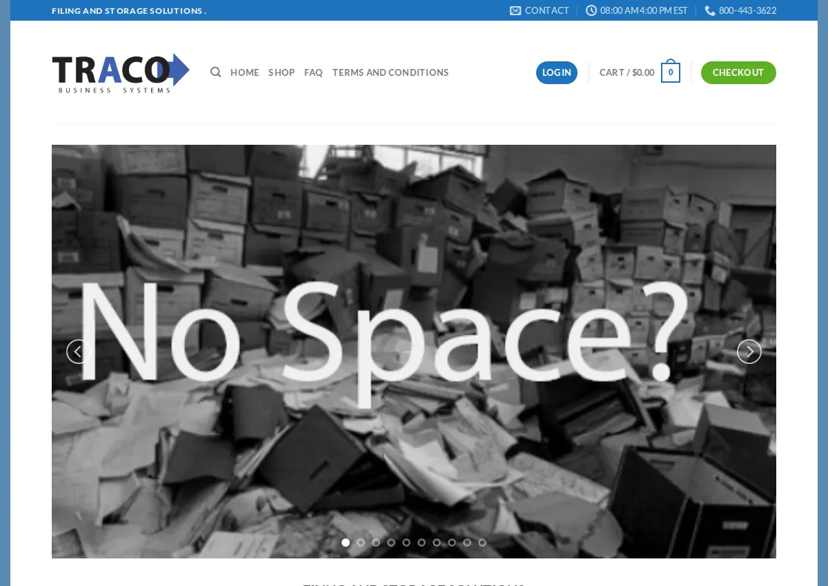 Store homepage