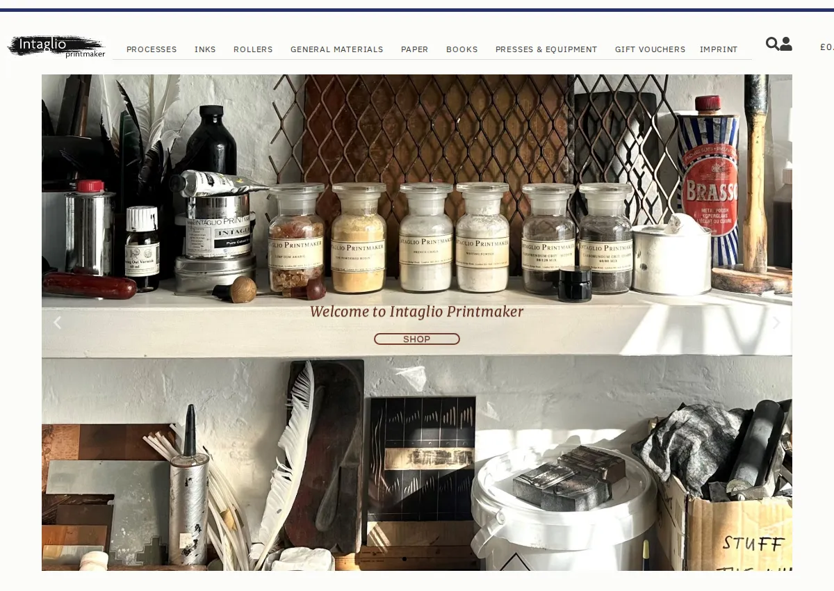 Store homepage