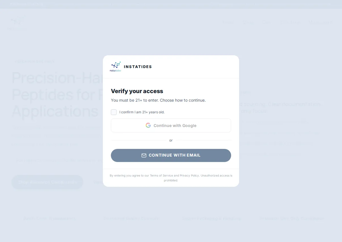 Store homepage