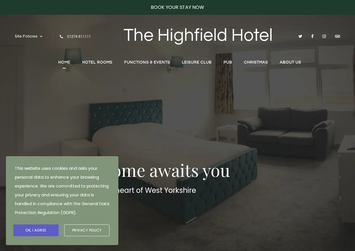 Store homepage