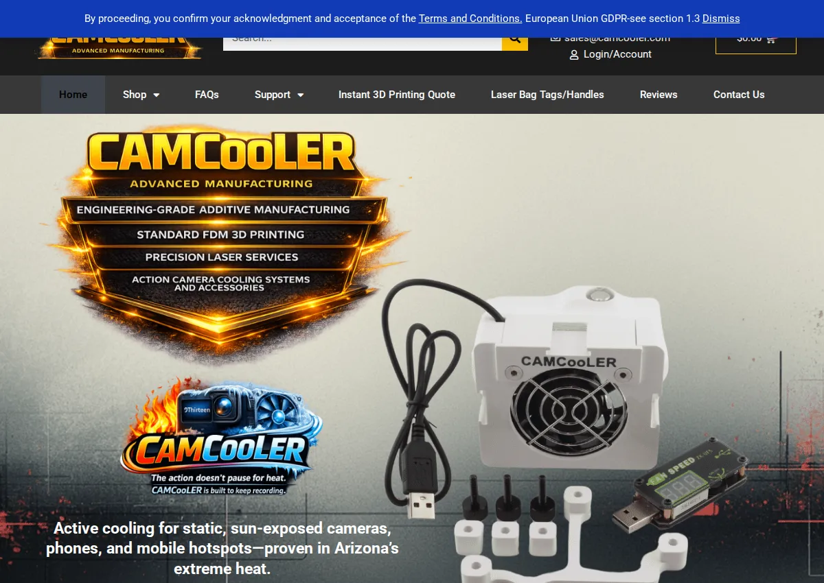 Store homepage