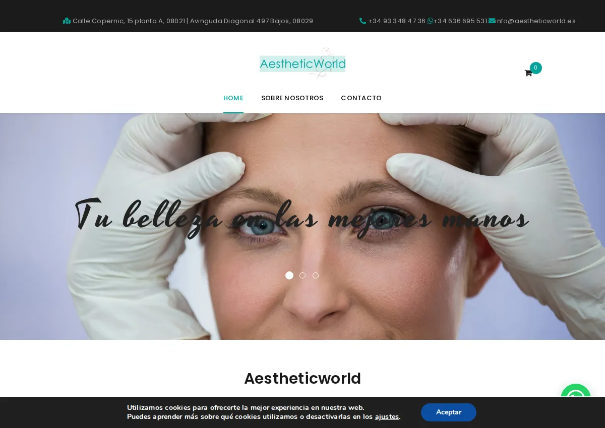 Store homepage
