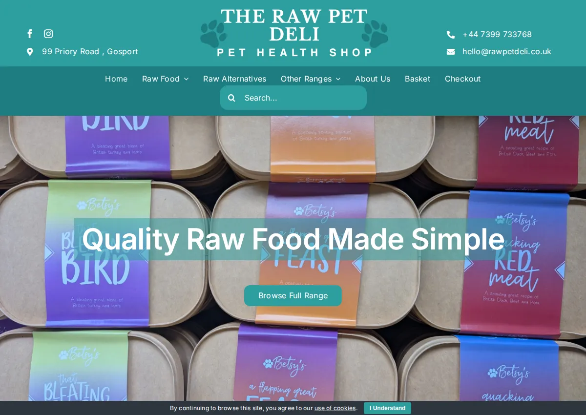 Store homepage