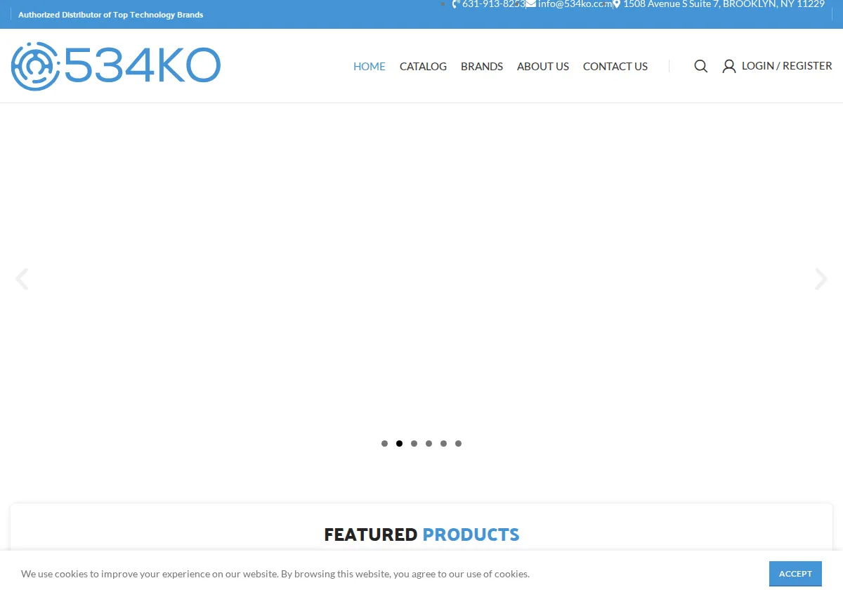 Store homepage