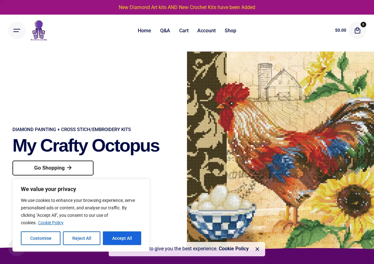 Store homepage