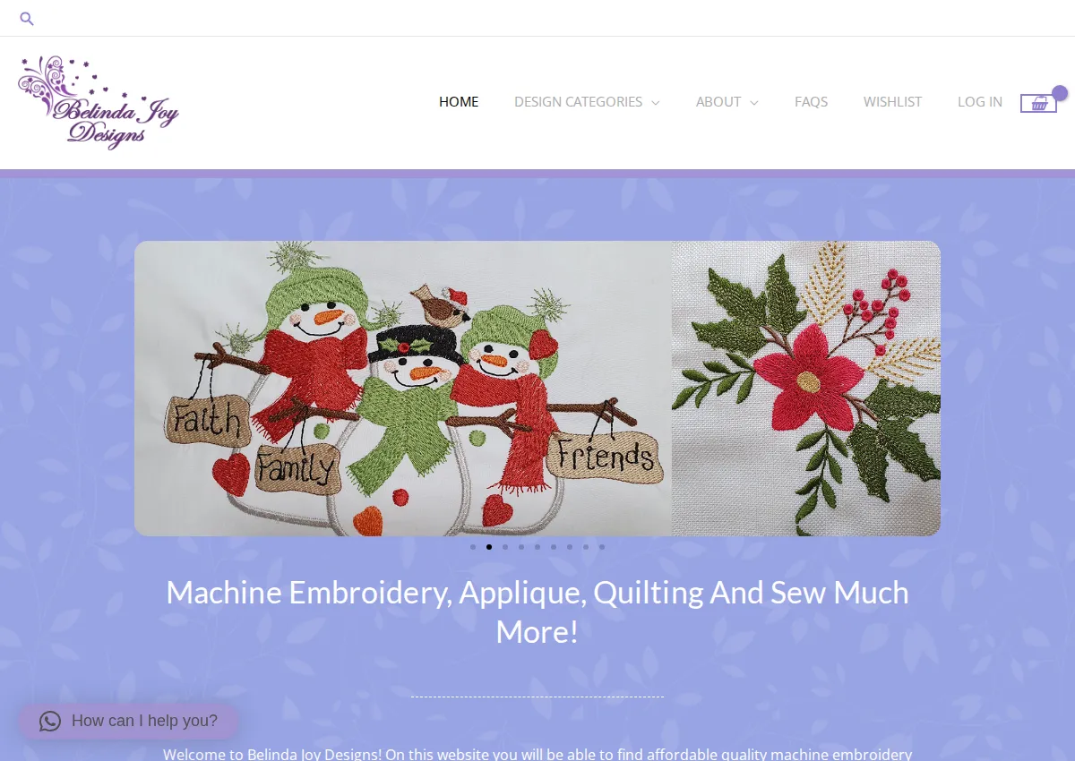 Store homepage