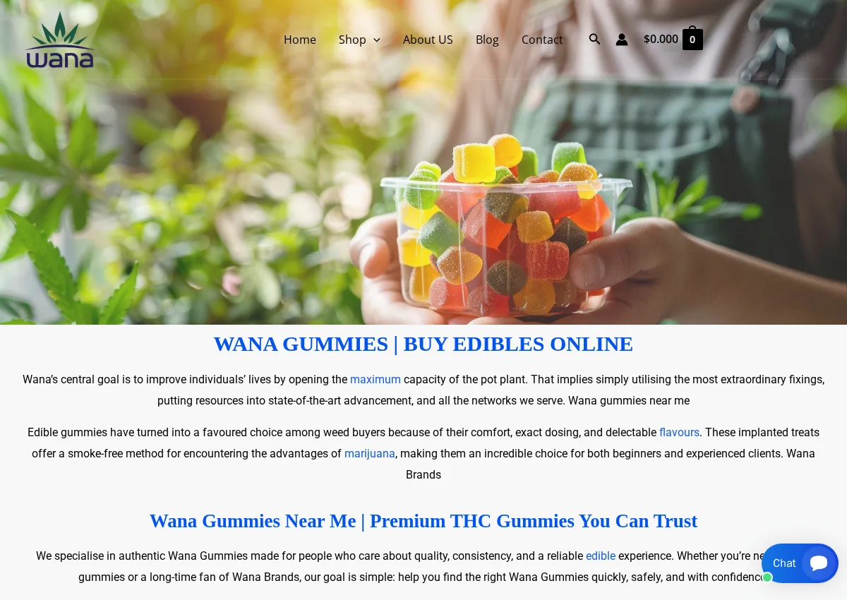 Store homepage