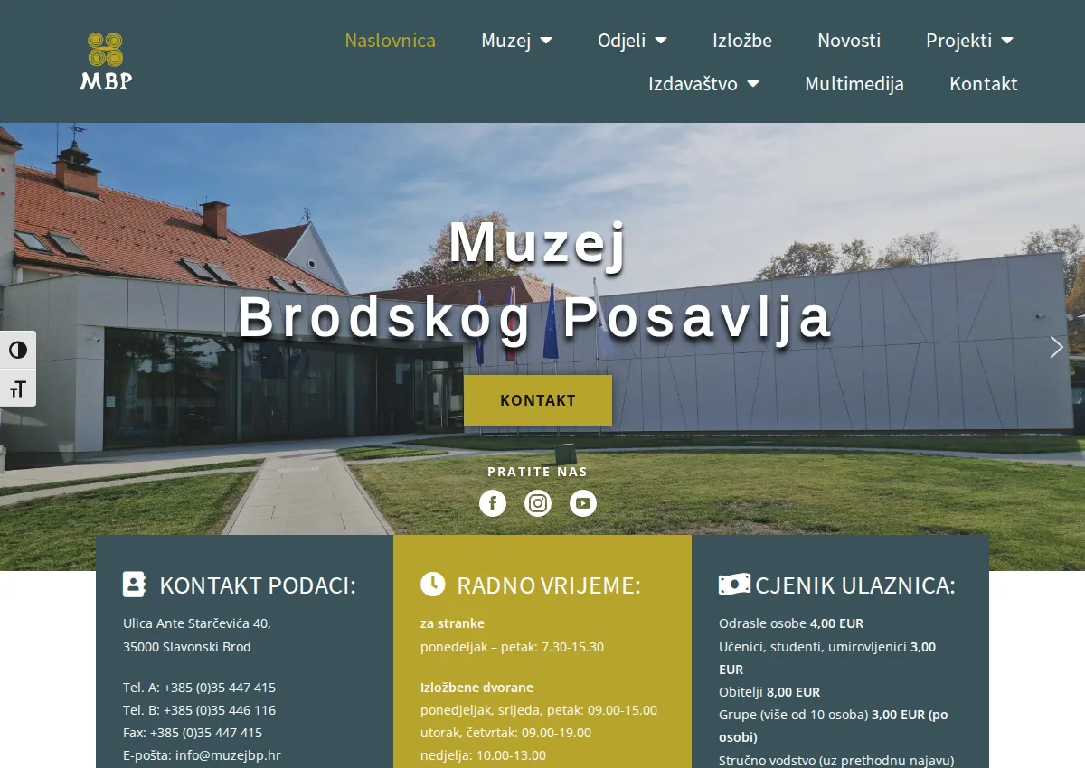 Store homepage