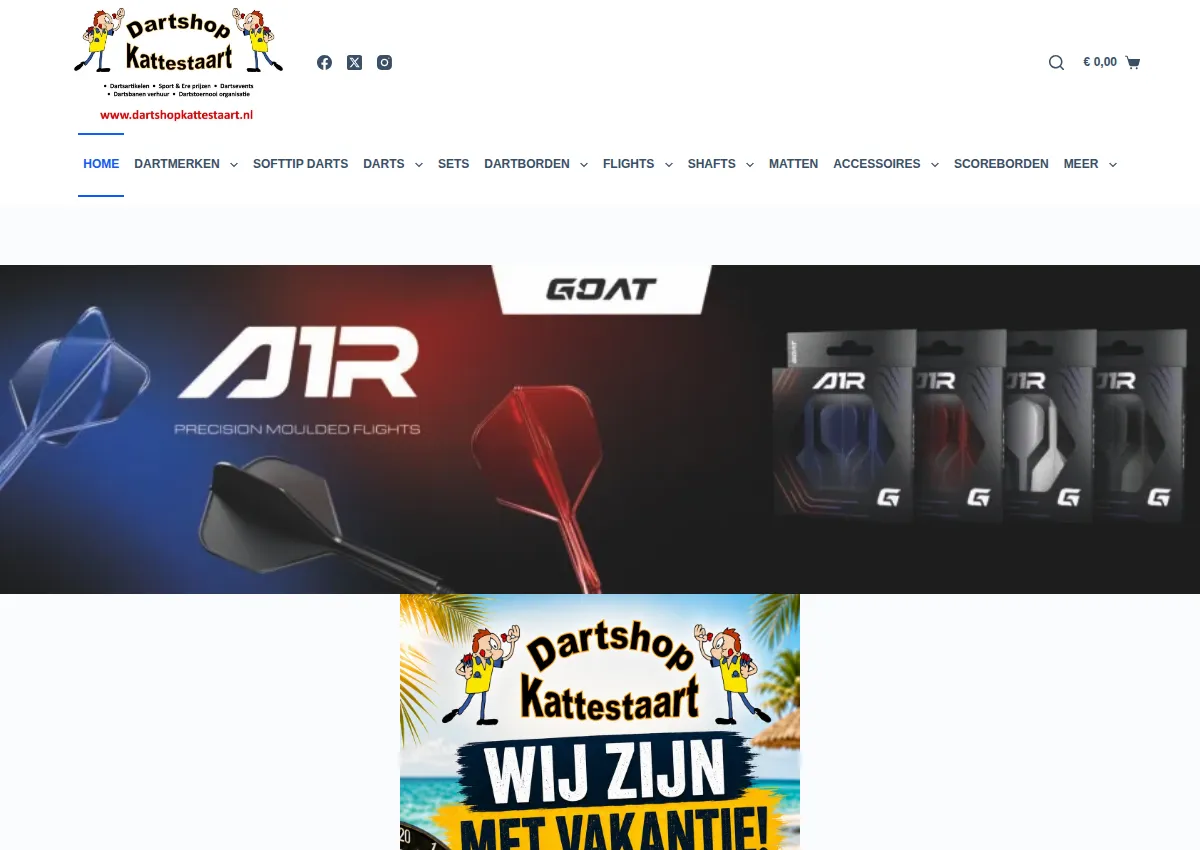 Store homepage