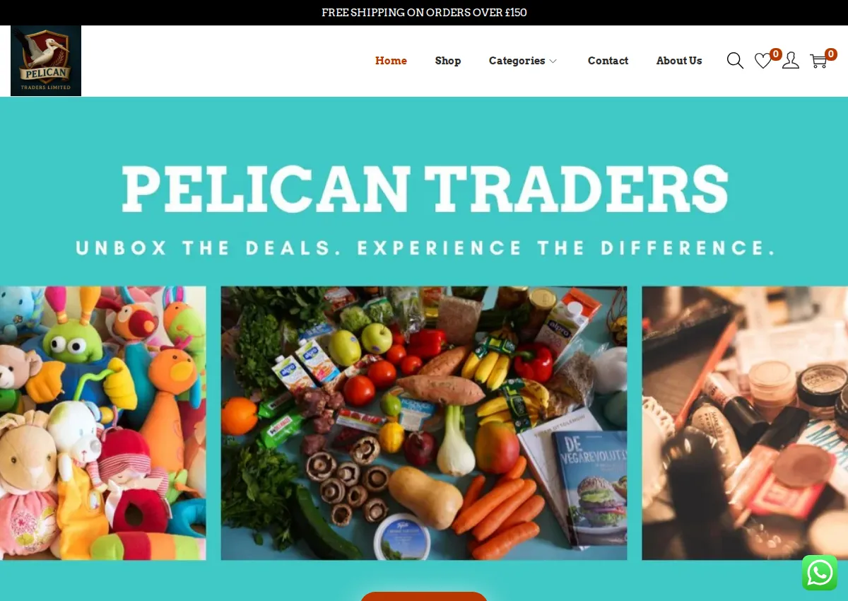 Store homepage