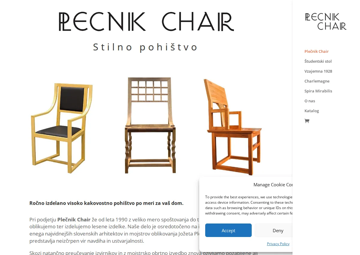 Store homepage