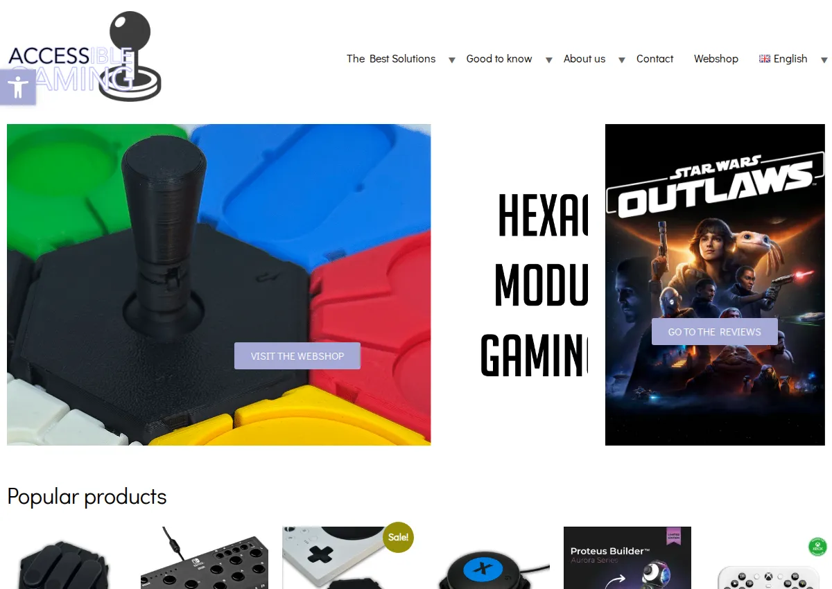 Store homepage