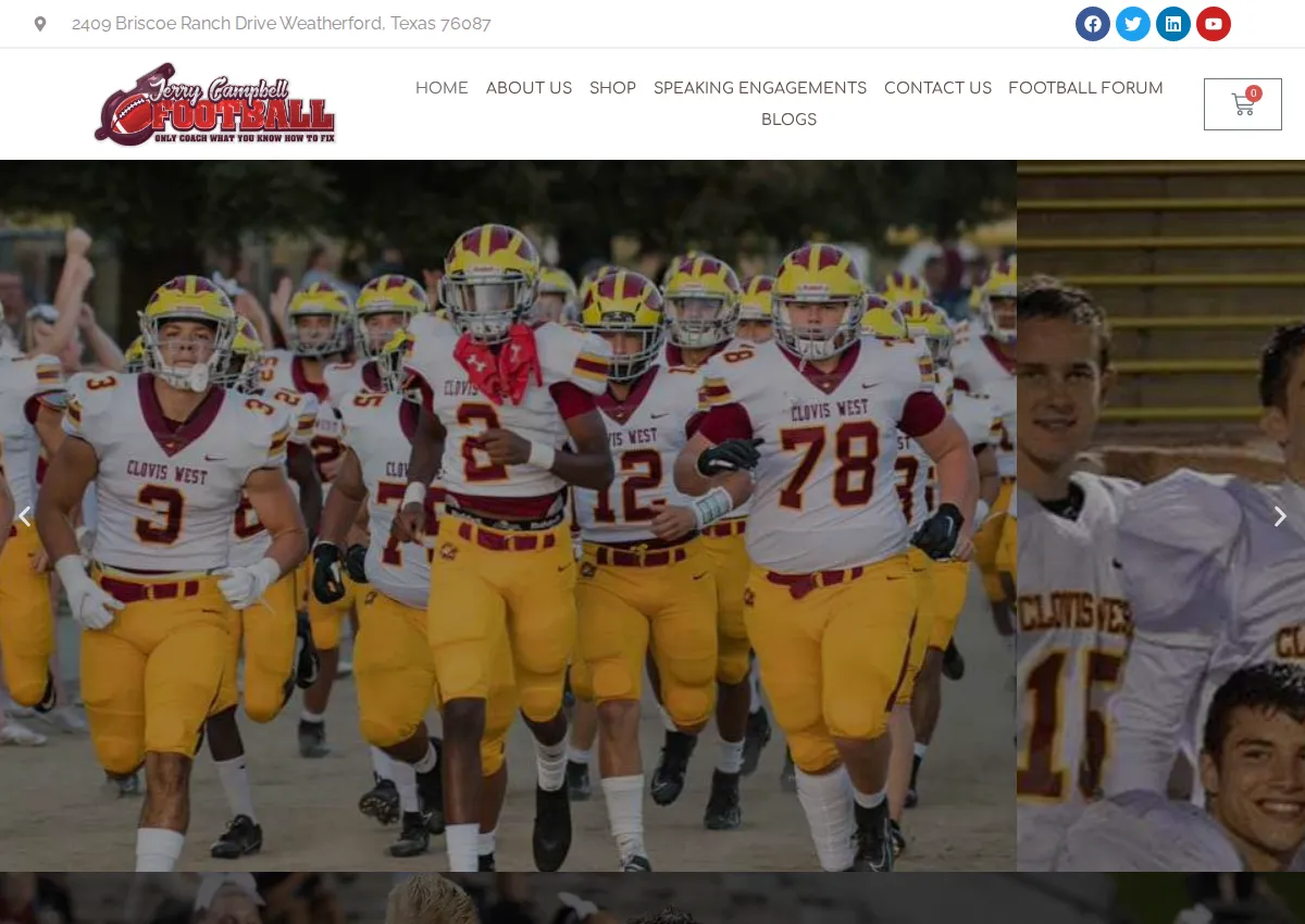 Store homepage