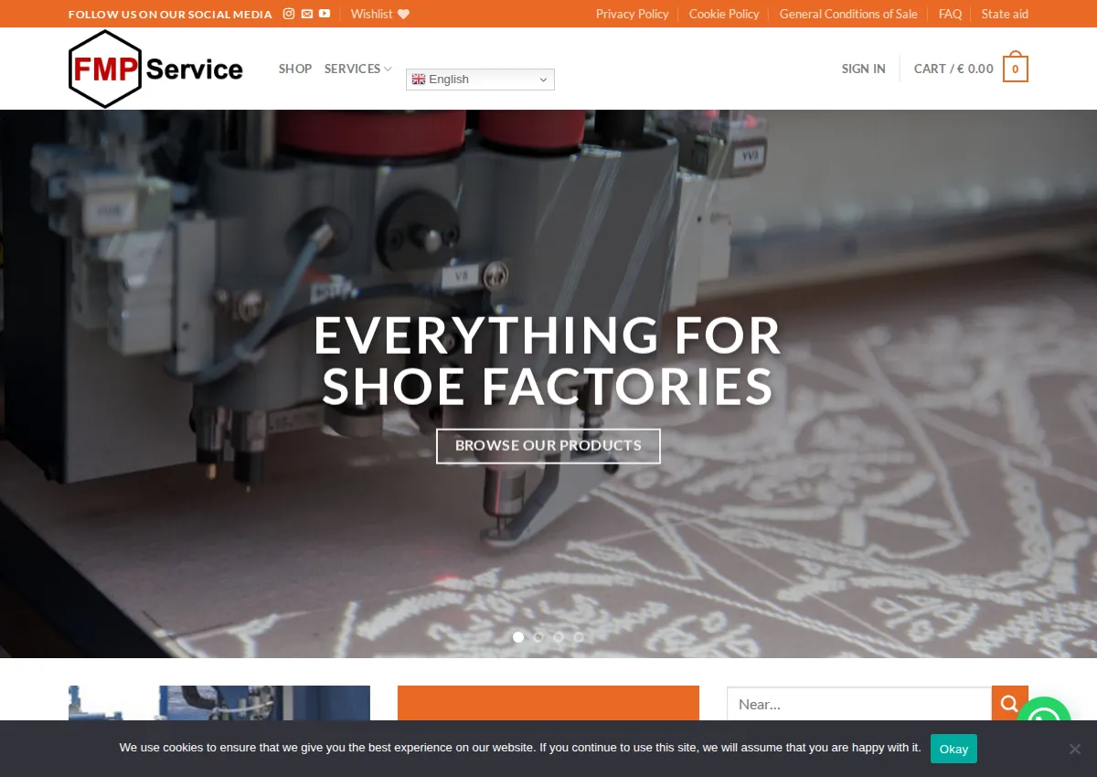 Store homepage