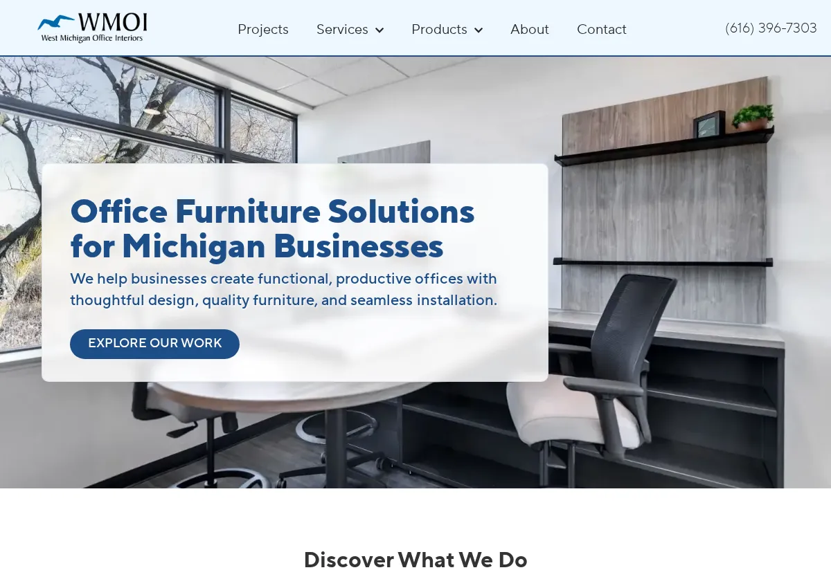 Store homepage