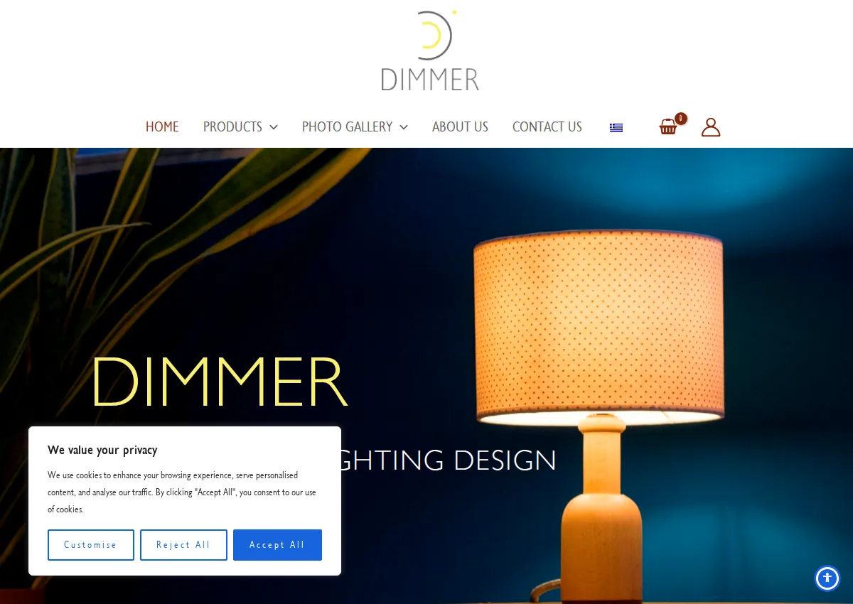 Store homepage
