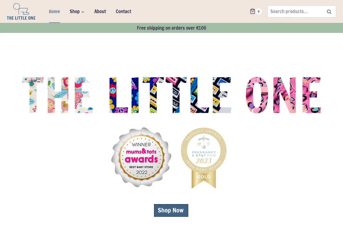 Store homepage