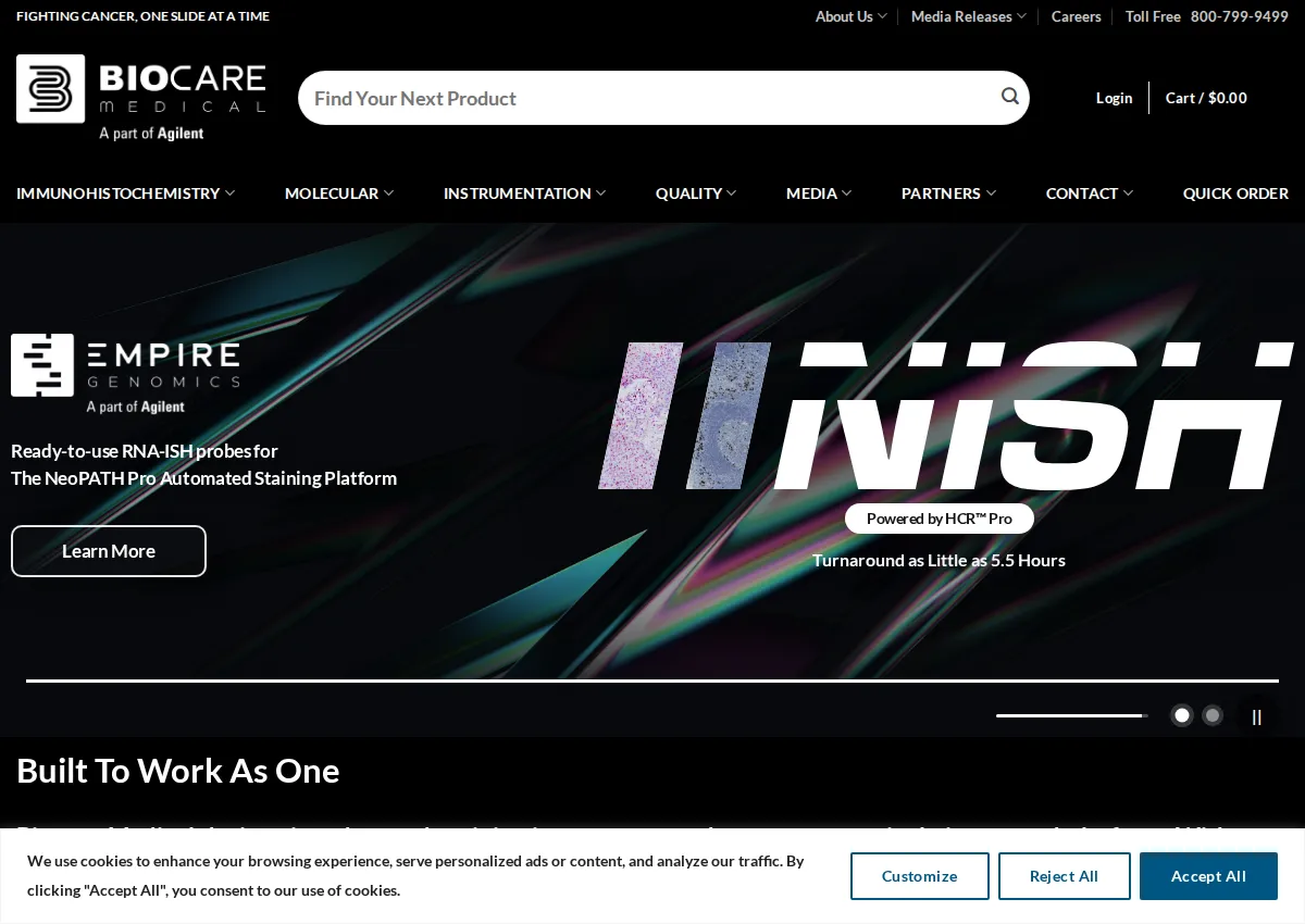 Store homepage