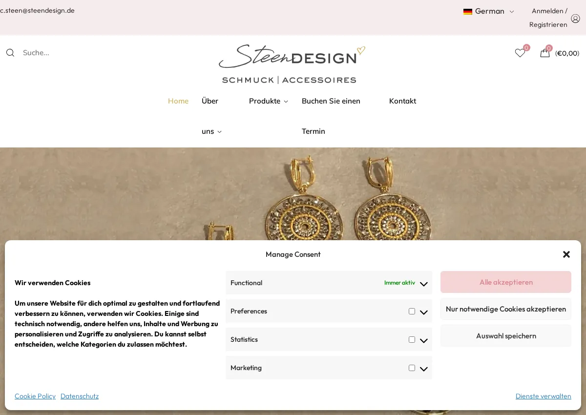 Store homepage