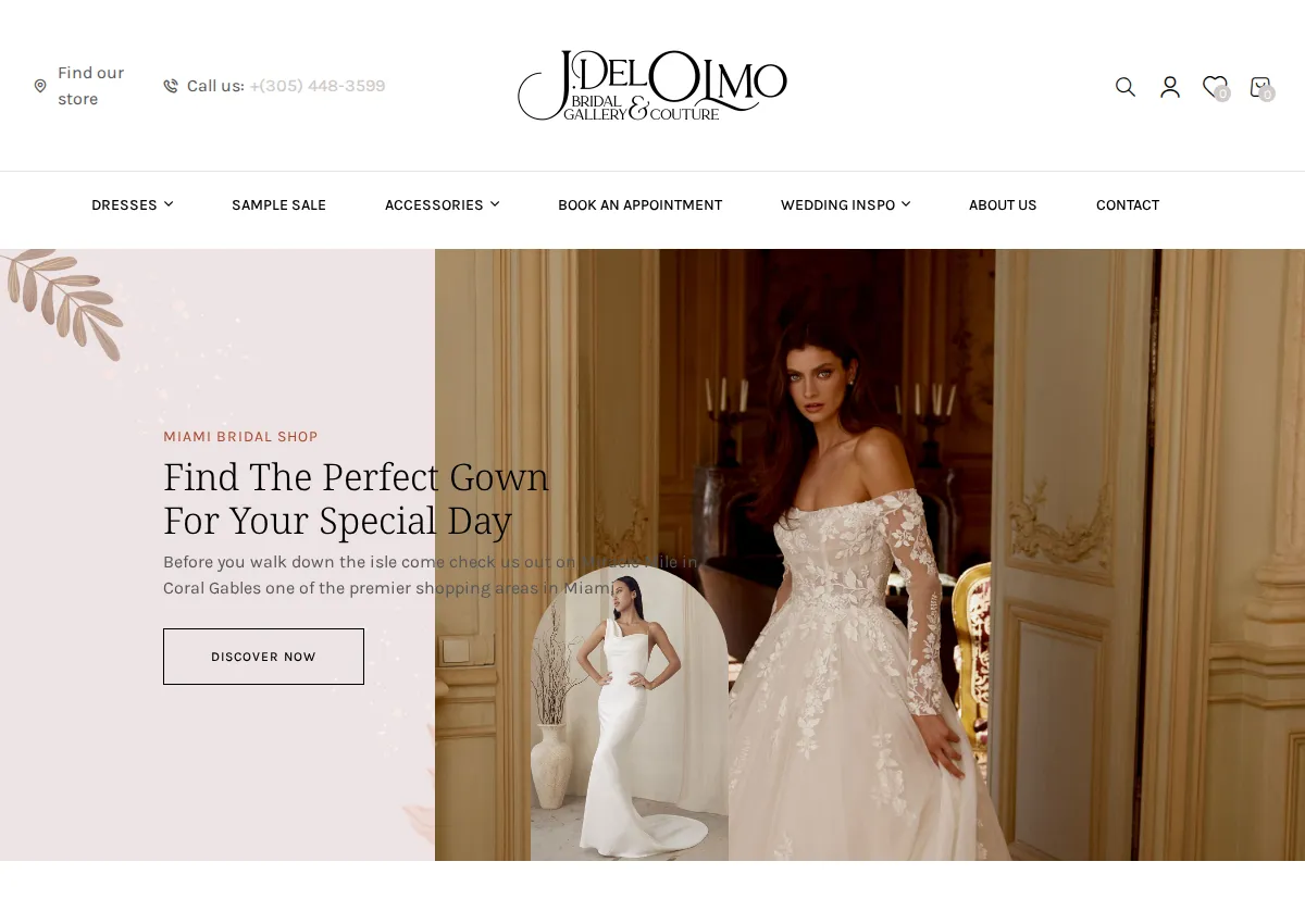 Store homepage
