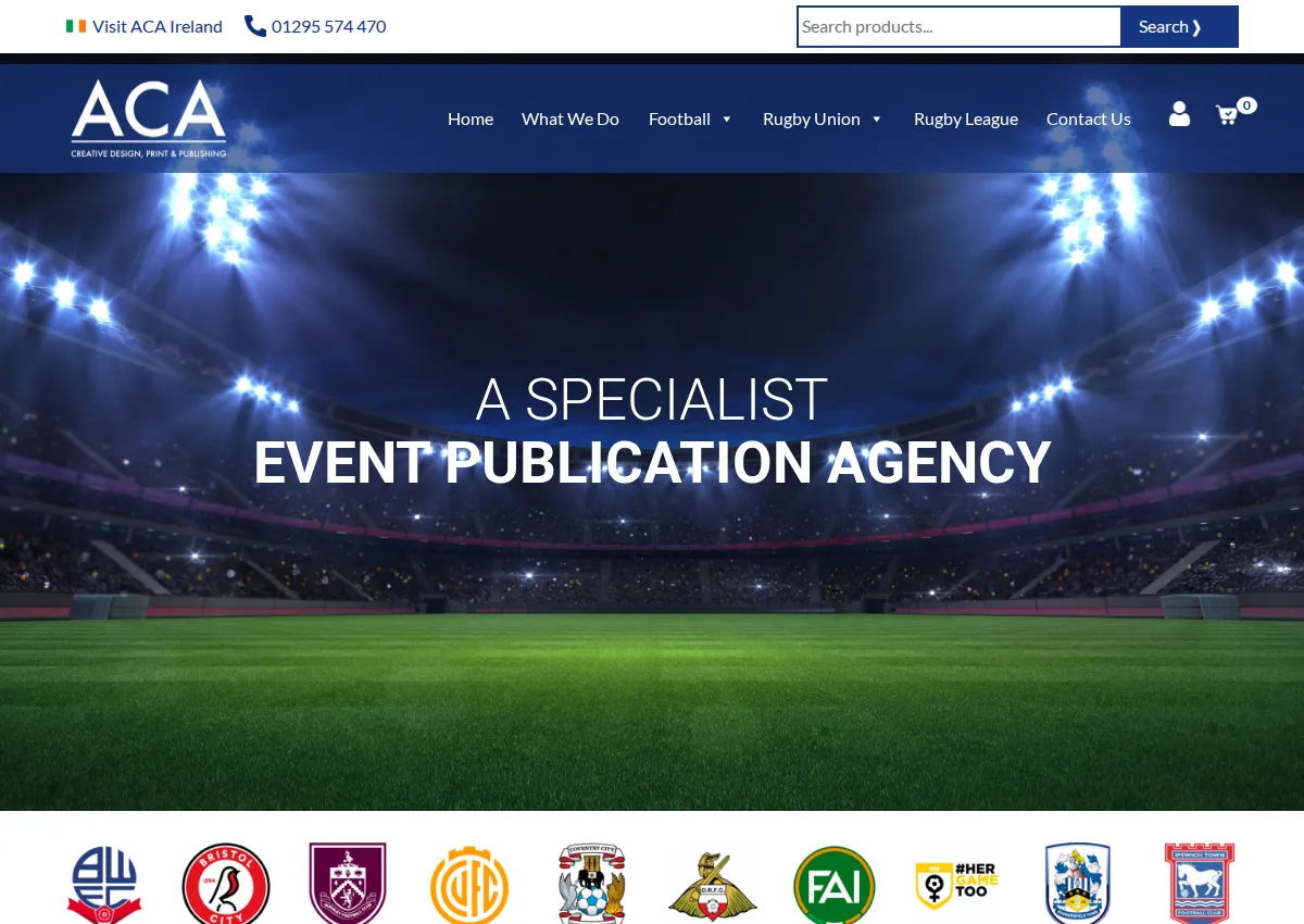 Store homepage