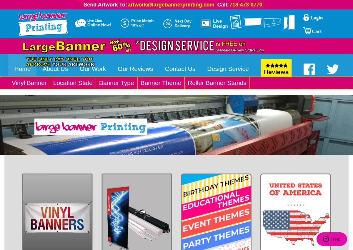 Store homepage
