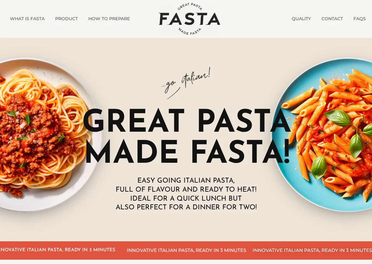 Store homepage