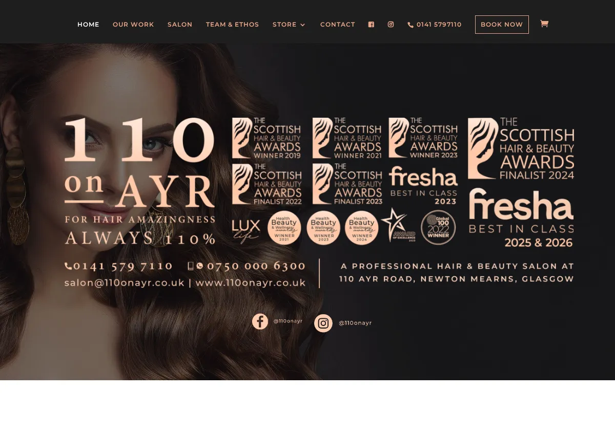 Store homepage