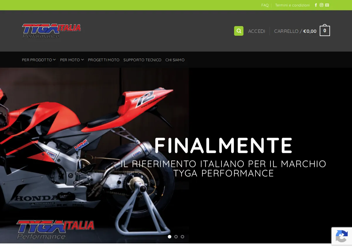 Store homepage