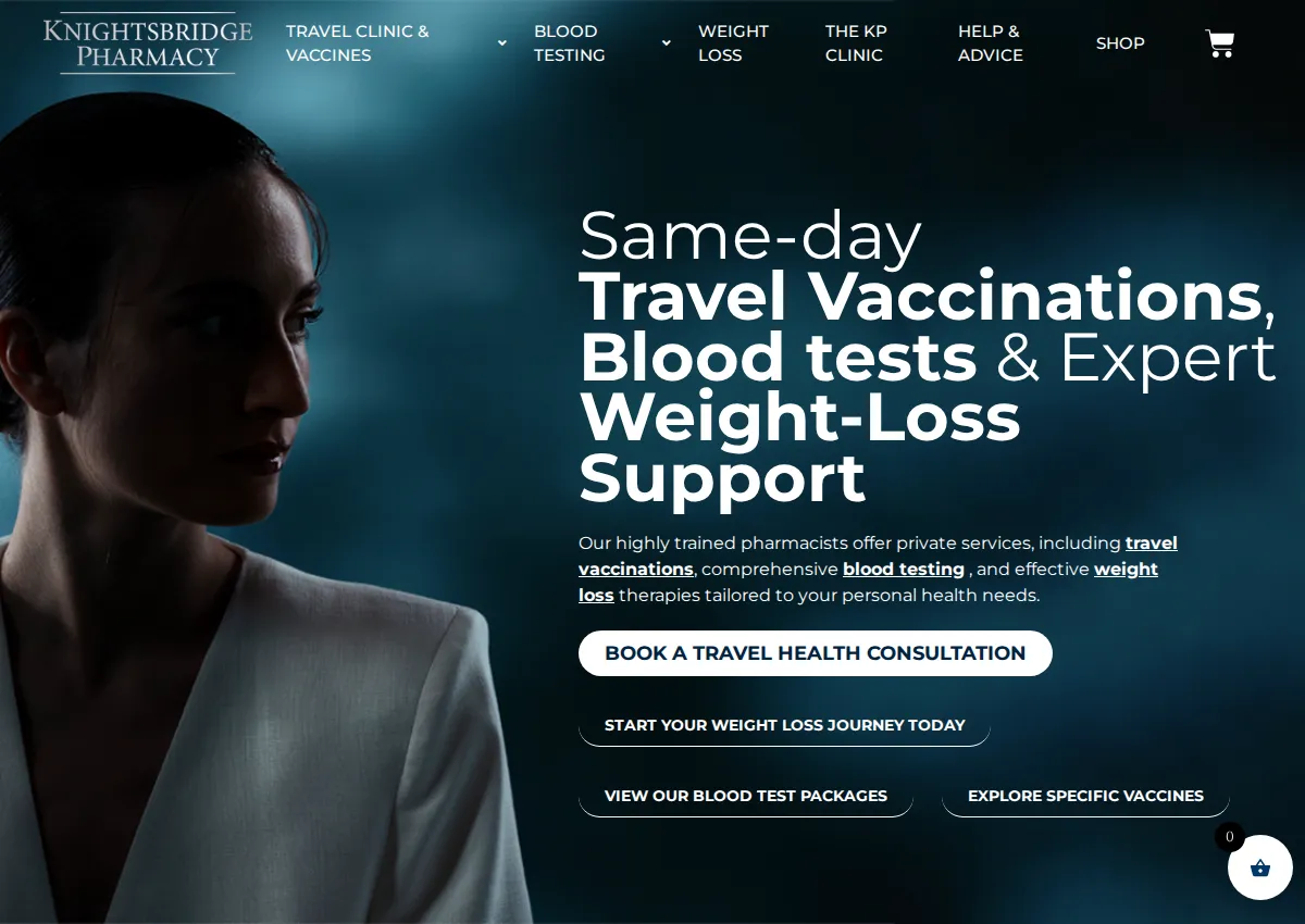 Store homepage