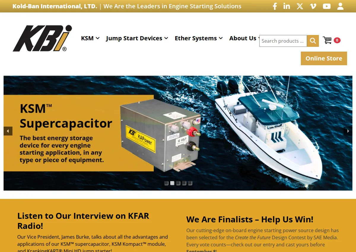 Store homepage