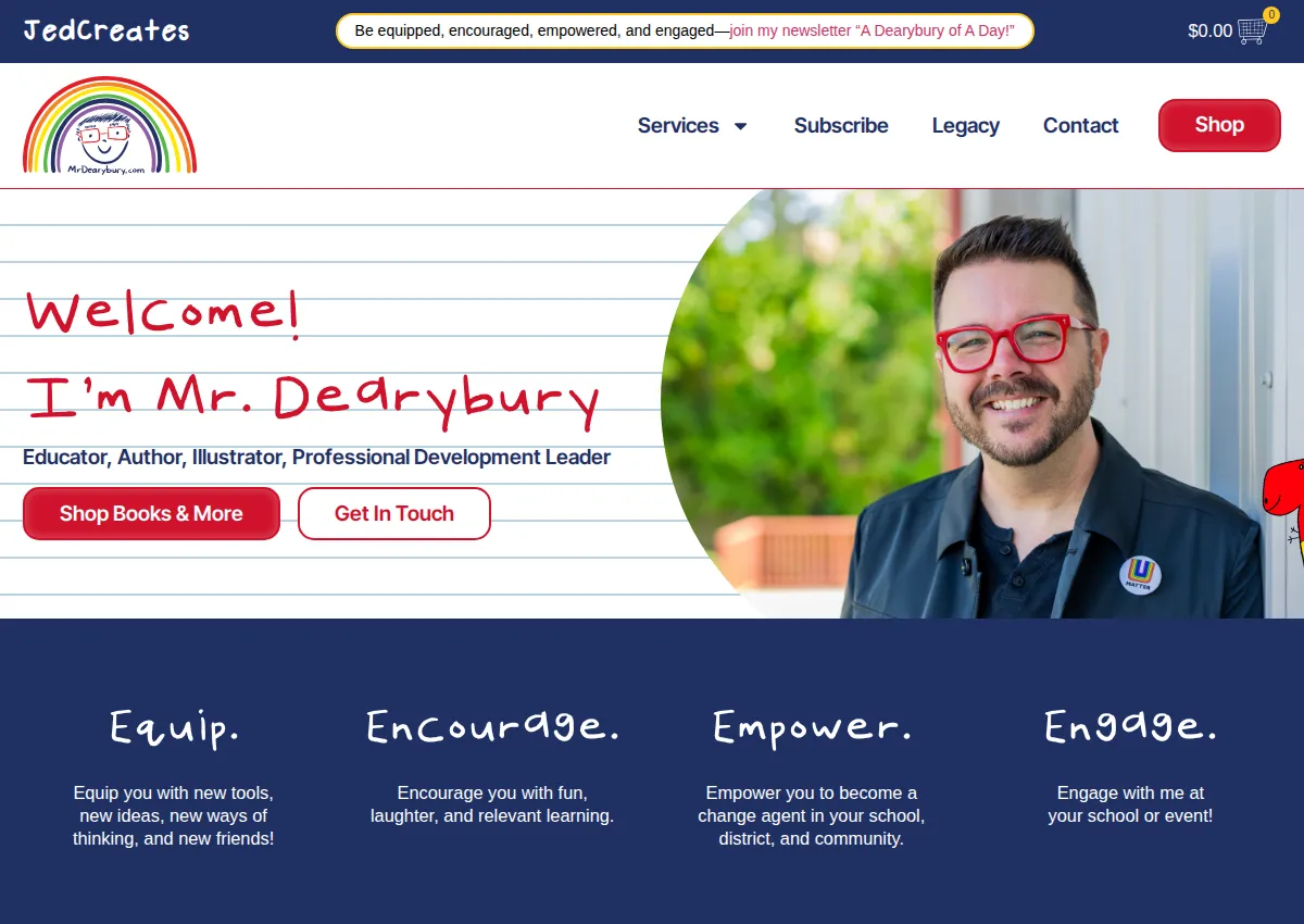 Store homepage