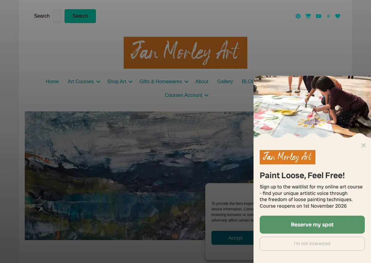 Store homepage