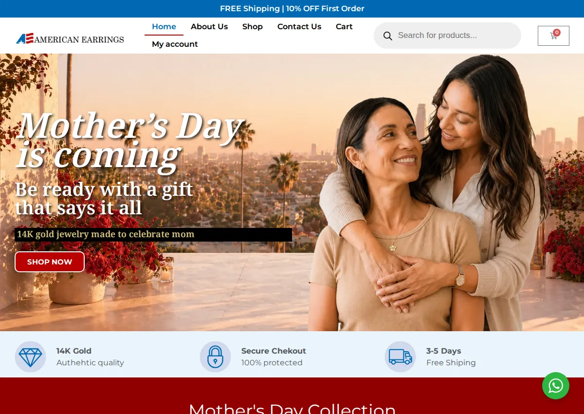 Store homepage